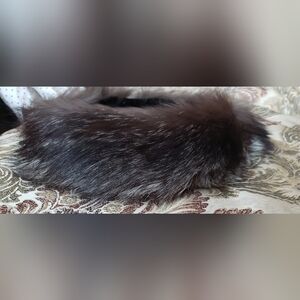 Fox fur headband